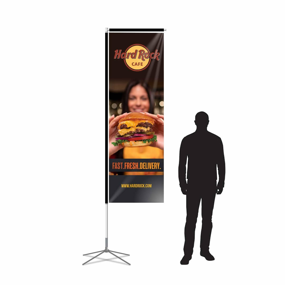 Flying Flags Single Sided 11ft - IslaPRomo.com