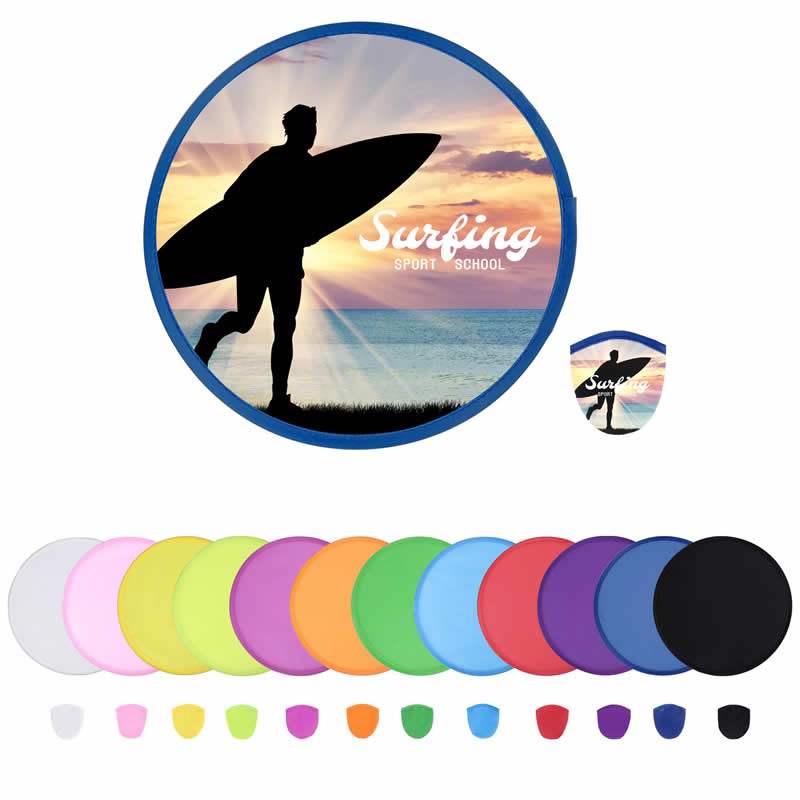 10in Fold Up Flying Disc With Pouch - IslaPRomo.com